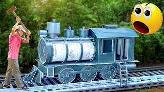 Crazy ideas! Train aquarium idea from PVC pipes