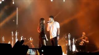 NO PUEDO VIVIR SIN TI - AITANA Y CEPEDA Concierto OT 2017 Benidorm