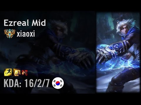 Ezreal Mid vs Zed - xiaoxi - KR Challenger Path 6.4