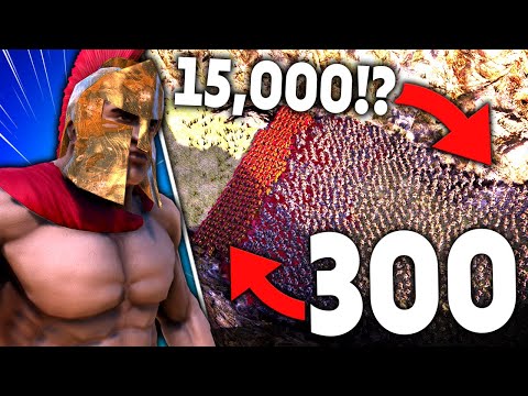 15,000 Persians vs 300 Spartans?! INSANE! UEBS Ultimate Epic Battle Simulator