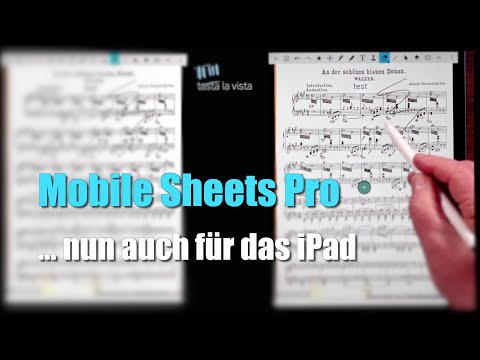 Music manager "Mobile Sheets Pro" ... now also for the iPad