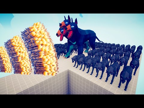 100X WOLVES + CERBERUS vs EVERY GOD - Totally Accurate Battle Simulator TABS