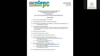 November 19, 2020 - NIRPC Full Commission