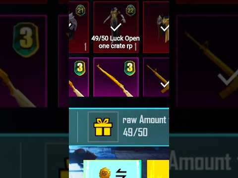 49/50 Luck Open one  Rp Crate