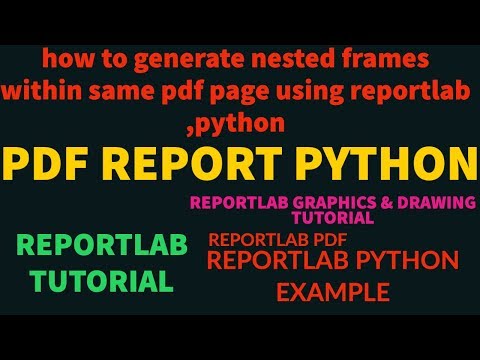 Reportlabreportlab Python Tutorialhow To Generate Nested Frames In Pdf Using Pythonpart54