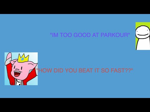 Dream Destorys Everyone in Parkour (MC8)