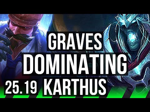 GRAVES vs KARTHUS (JGL) | 9/2/4, Dominating | KR Master | 25.19