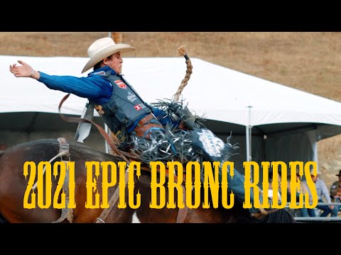 The Most Epic Bronc Rides of 2021 | Veater Ranch