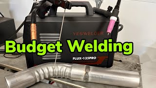 Exhaust Pipe Yes welder flux135pro on  