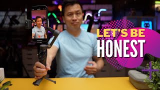 BRUTALLY HONEST REVIEW - DJI Osmo Mobile 7P Gimbal Stabilizer for iPhone