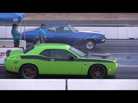 Old vs New Muscle Cars Drag Racing