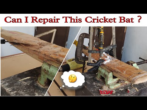 Cricket Bat Repair Ep10 Can I Repair This Cricket Bat ?