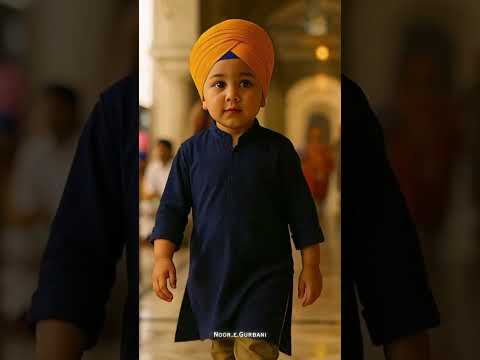 Sikh Kid's Spiritual Journey –Seva, Simran & Love for Guru | Noor.e.Gurbani#gurbani #sikhkids #bhai