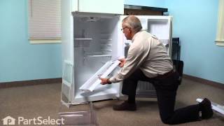 Refrigerator Repair - Replacing Vegetable Pan Cover (GE Part # WR17X11662)