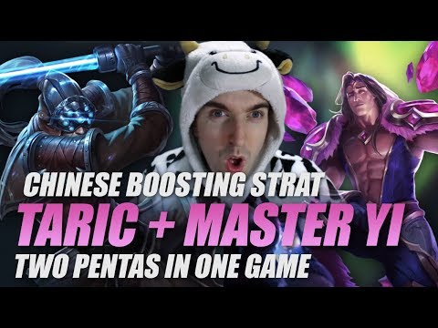 THE TARIC AND MASTER YI BOOSTING STRAT - Cowsep
