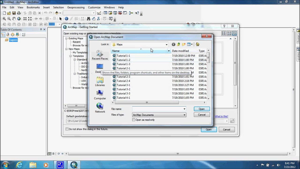 GIS Tutorial 1 Workbook: Tutorial 1-1