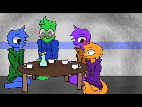 🧡Orange x Purpler 💜 Rainbow friends 🌈