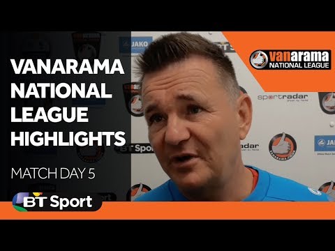 Vanarama National League Highlights: Match Day 5