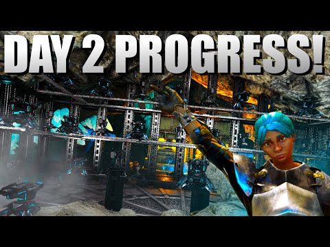 OUR PROGRESS ON DAY 2 IS JUST INSANE! - ARK MTS SEASON 7 - ARK Survival Evolved