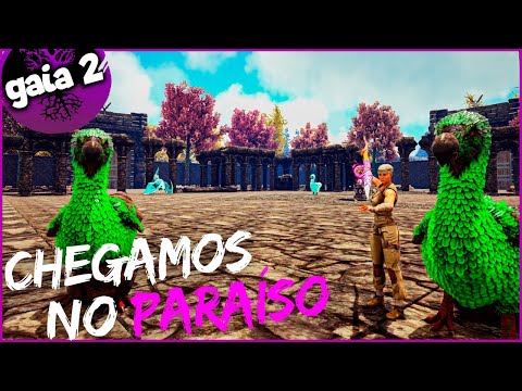 Ark Gaia 2 Ep.3: Encontramos o MELHOR LUGAR para uma BASE e DOMAMOS UM PTERO DIVINO!!!