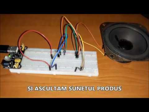 GENERATOR DE TON CU SUNET DE MOTOR CU TRANZISTORI 2N2222 SI 2N2907 * ELECTRONICA PENTRU INCEPATORI