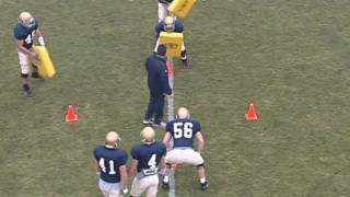 Notre Dame LB Football Drills