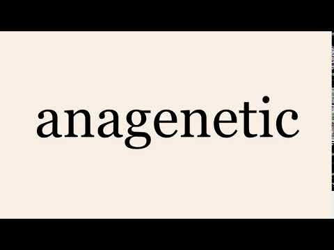 anagenetic
