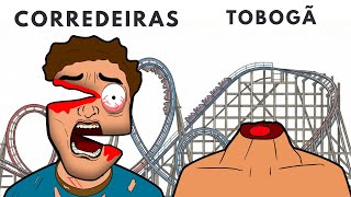 As MORTES mais Dolorosas em Parque de diversão