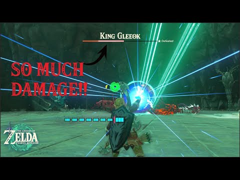 I built AERIAL LASER DRONE vs King Gleeok and it's actually works - TOTK