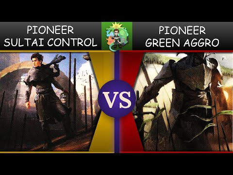 Pioneer 2019: Match 5 - Sultai Control vs Mono Green Aggro