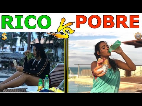 RICO VS POBRE NA PISCINA - Muita Diversão