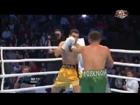 AIBA Pro Boxing 75kg Дмитрий МИТРОФАНОВ UKR   Артём ЧЕБОТАРЕВ RUS ФИНАЛ