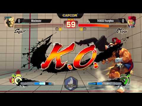 USF4 Winchester(Sagat) vs Younghou(C Viper) EVO 2014