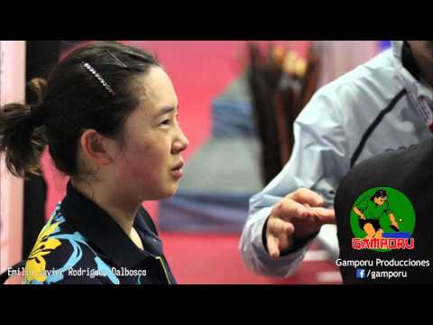 2015 ITTF Chile Open entrevista/interview: JEON Jihee (South Korea) [English Audio]
