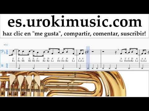 Tutorial de Tuba Childish Gambino - Feels Like Summer Clases Notas um-i927