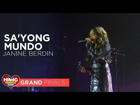 Sa'yong Mundo - Janine Berdin | Himig Handog 2019 Grand Finals