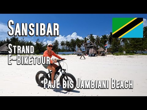 Zanzibar: Strandtour mit E-Bike. Von Paje bis Jambiani 12km purer Spaß am Straumstrand von Sansibar