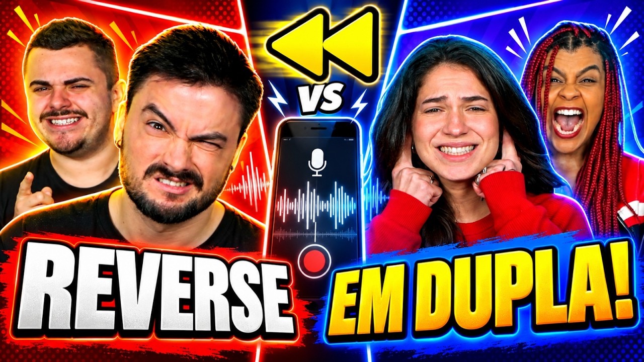 TENTAMOS FALAR AO CONTRÁRIO E PASSAMOS MAL DE RIR!