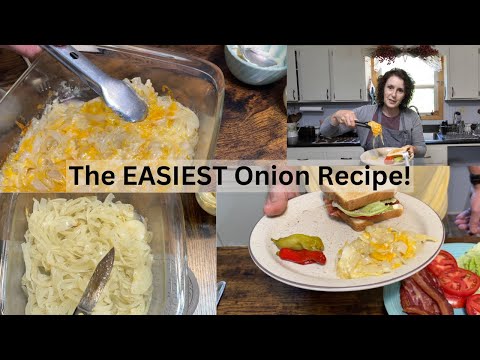 Baked Onions With Cheese - So GOOD!!