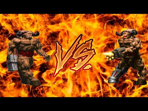 cyberdemon vs zyberdemon(by 00_Zombie_00) | doom 2 mod | gzdoom dev legacy