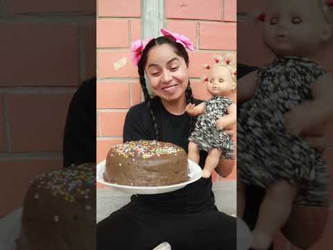 MY DOLL WANTS MOM'S CAKE 🎂😂 #humor