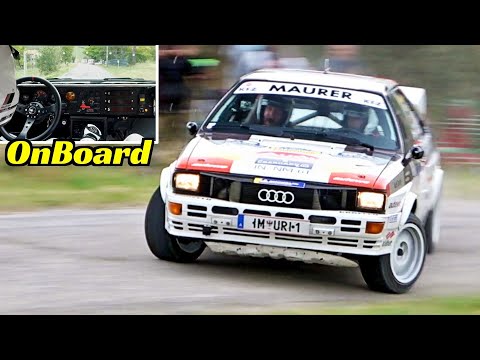 1985 Audi Quattro Gr 4 Rally Show - Marco Maurer/Patrik Lutz "Shakedown" OnBoard at 2020 RallyLegend