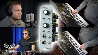 Video thumbnail for MP2570 Dual Channel Mic Preamp API 500 | Neumann TLM102 | T.Bone SC1100 | Bart HRK by HRK Handmade Analog Studio Recording Equipment