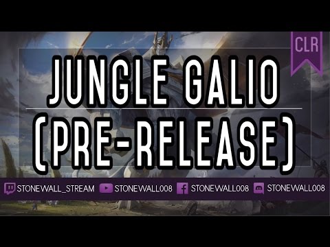 League of Legends - Jungle Galio (rework pre-release)