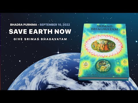 Give Srimad-Bhagavatam, Save Earth Now #krishnaistruth #iskcon #harekrishna #bhagavatam #saveearth