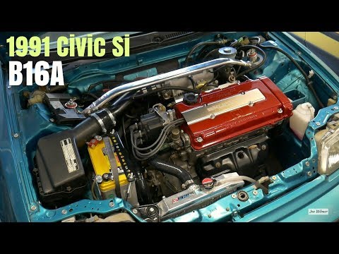 Skunk2 Throttle Body & Strut Bar, EF9 JDM Intake Box, Radiator Hoses 1991 B16A EF Civic Si