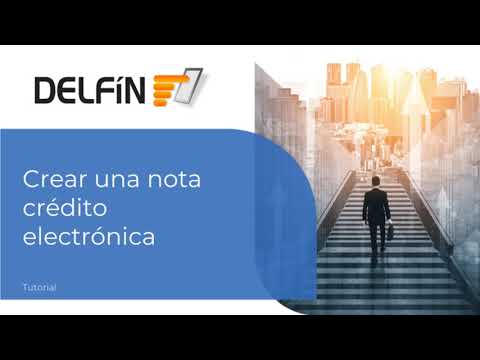 Crear una nota crédito electrónica