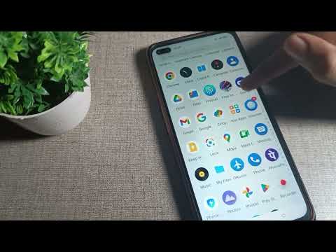 Home Screen Setting realme x50 pro phone, how to enable double tap to lock screen