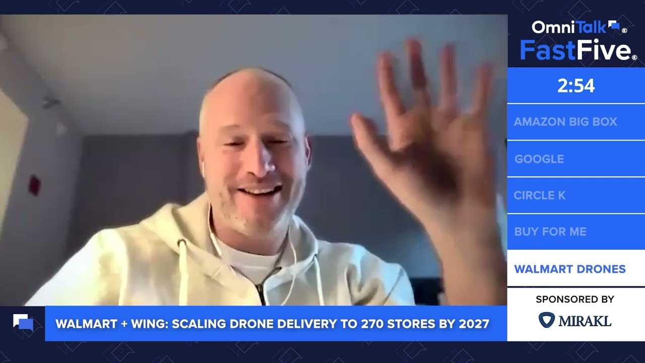 Walmart’s Drone Delivery Expands to 270 Stores | Fast Five Shorts