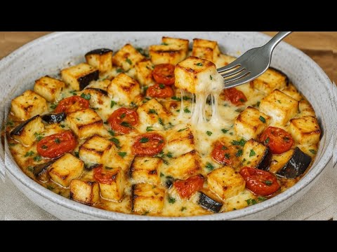 The tastiest eggplant I've ever made! Easy and simple eggplant recipe!